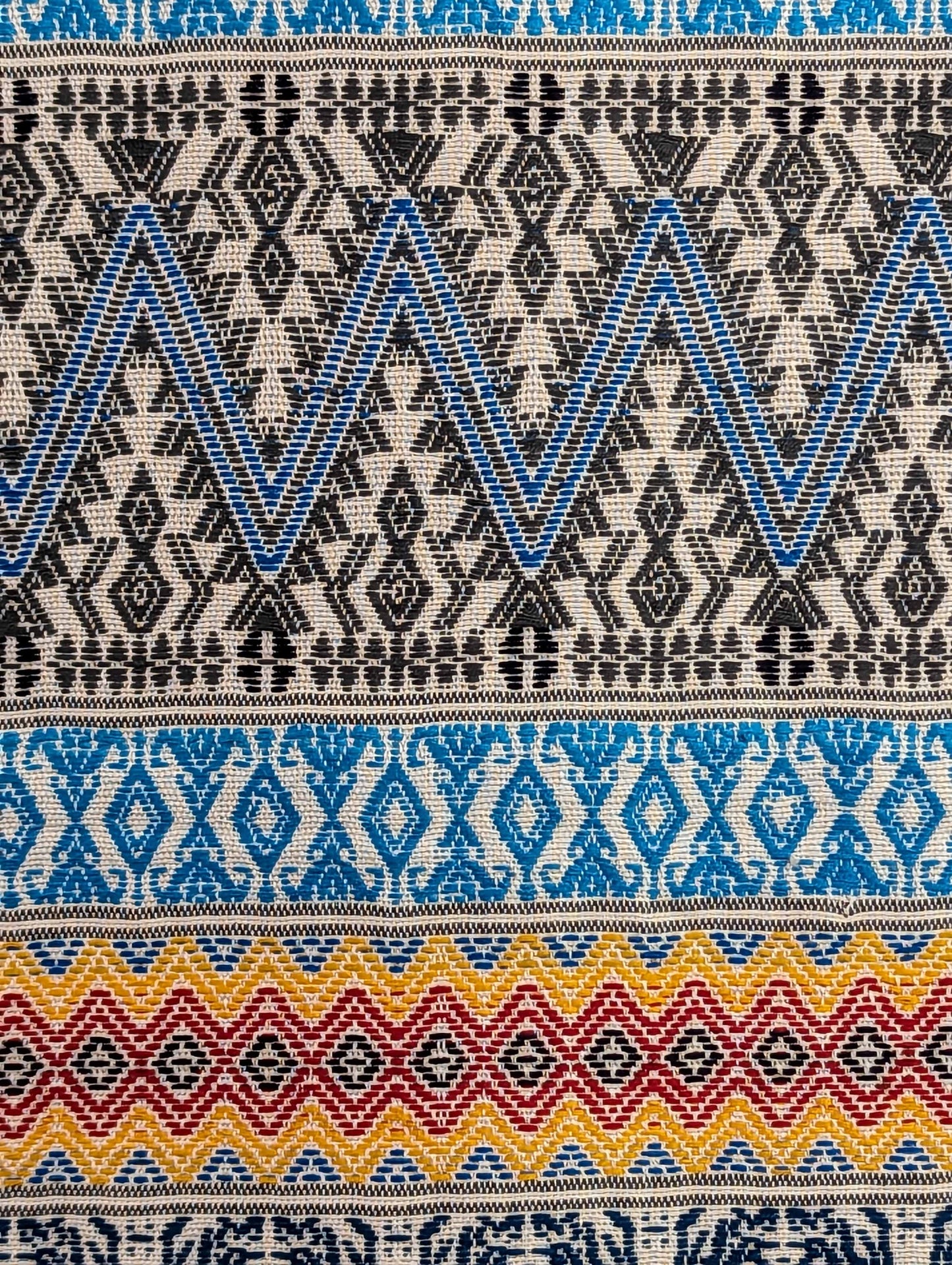 Handwoven traditional craftsmanship Guatemalan table runner