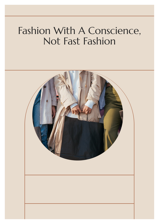 Resisting the allure of fast fashion and supporting sustainable fashion on a budget.