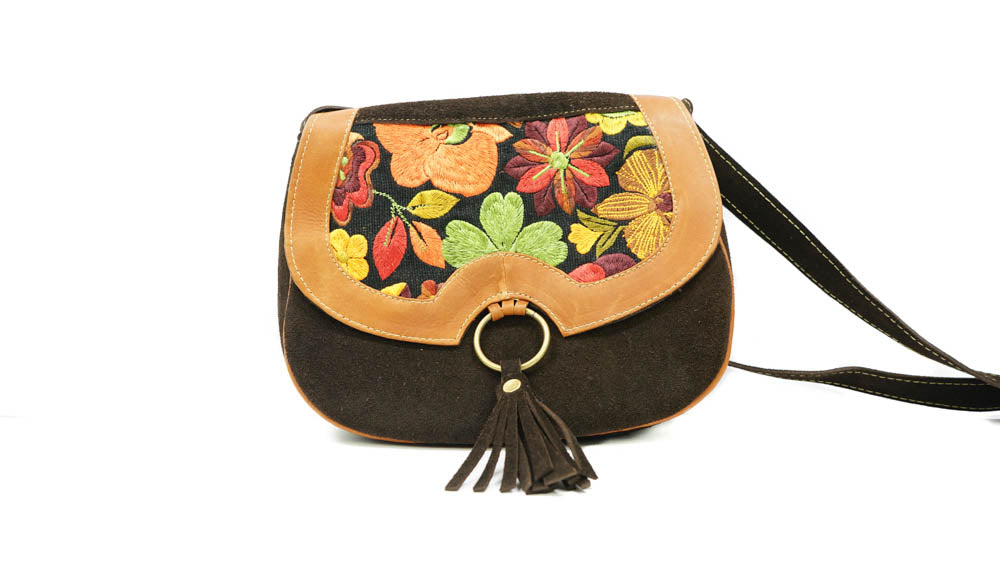 Beautiful floral embroidery Bag